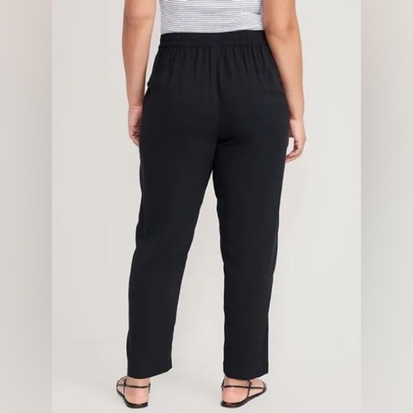 NWOT! Black High-Waisted Playa Taper Pants for Women - Multiple Sizes - Picture 6 of 8